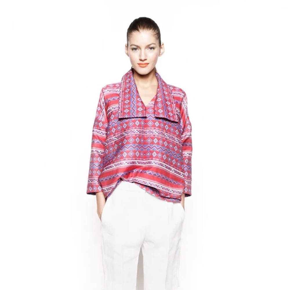 J. Crew Collection Guatemalan-Inspired Handwoven Popover XL